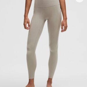 lululemon Align High-Rise Pant with Pockets 28".  Warm Ash Grey